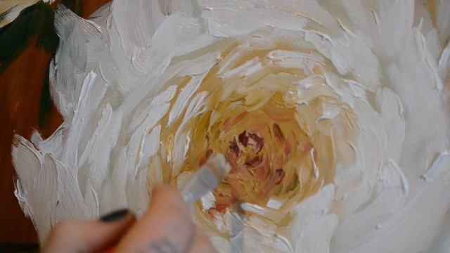 Пионы. картина маслом для начинающих. Peonies смотреть онлайн