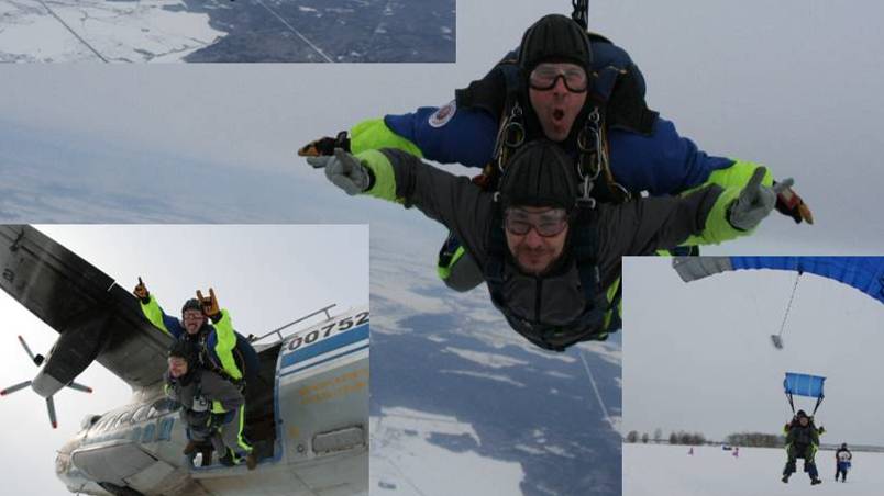 1-ый прыжок с парашютом