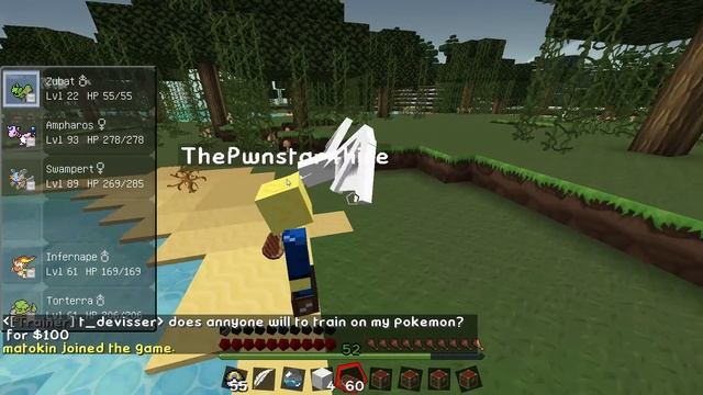Minecraft Pixelmon SHINY CROBAT! (Minecraft Pixelmon Multiplayer #8 Pokemon Mod) смотреть онлайн