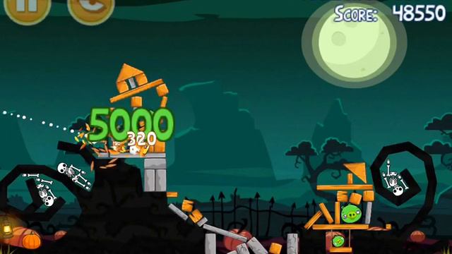 Angry Birds Seasons Ham'o'ween Level 2-13 - 3 Stars смотреть онлайн