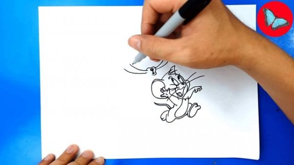 How To Draw Tom And Jerry | Drawing Animals