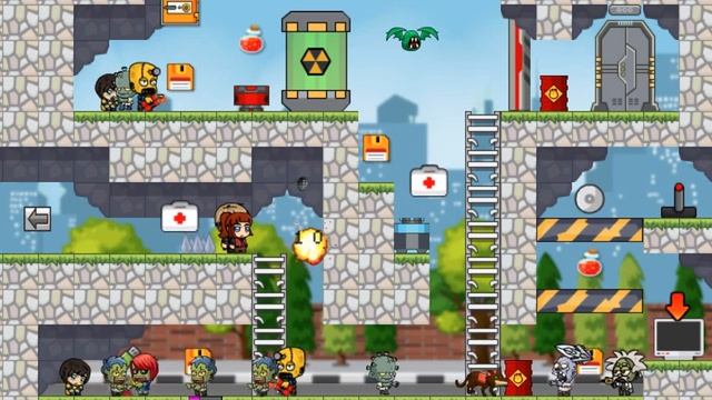 Zombie Mission 5 (Two Player Game) смотреть онлайн