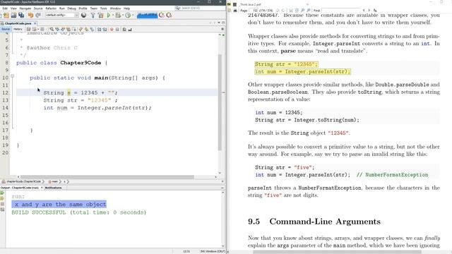 CS 161 9.4 Wrapper Classes смотреть онлайн