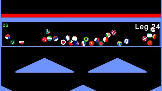 50 Countries Marble Race League Season 25 Day 4/10 Marble Race In Algodoo