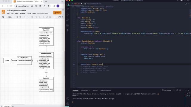 Builder Pattern (using TypeScript) смотреть онлайн