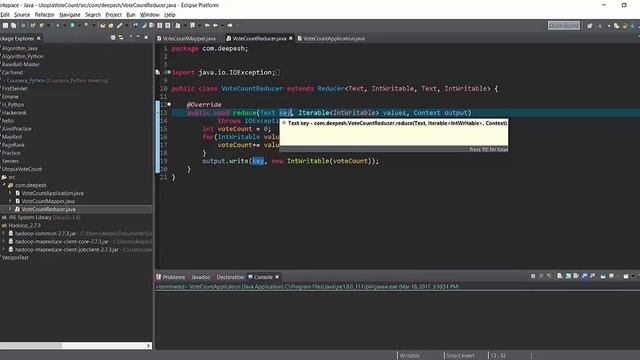 Map-Reduce Tutorial : Utopia Vote Count смотреть онлайн