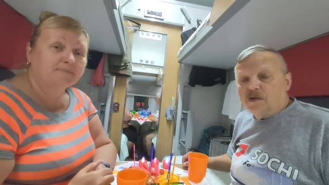 Поезд 354/Адлер-Пермь/Романтический ужин в купе/ Болталка/ май 2023 смотреть онлайн