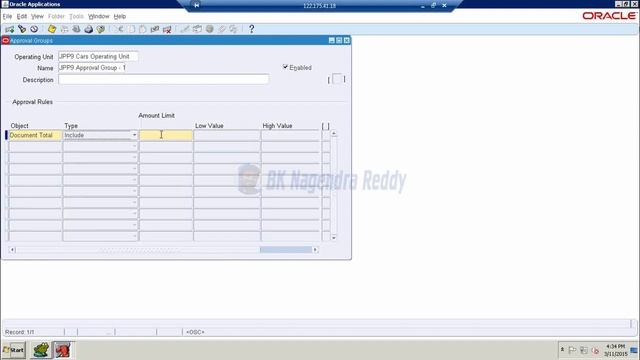 PO Set Ups in Oracle Apps R12 || Nagendra Reddy BK смотреть онлайн