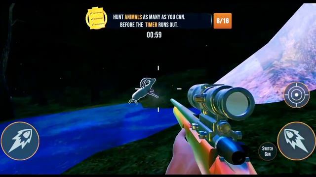 Animals Hunting Sniper Shooting Offline Games Gameplay | Animals Hunting смотреть онлайн