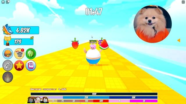 Я СТАЛА еще ТОЛСТЕЕ В РОБЛОКС ! ТОЛСТЕЮ В ROBLOX смотреть онлайн