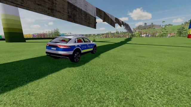 POLICE CARS ! TRANSPORTING LAND ROVER , AUDI CARS , MERCEDES POLICE CARS WITH TRUCK | FS 22 смотреть онлайн