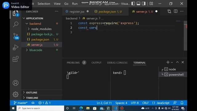 Connecting React Application In NodeJs Express Server смотреть онлайн
