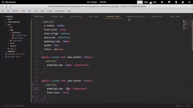 WorkFlow (Node Webpack Sass pug) смотреть онлайн