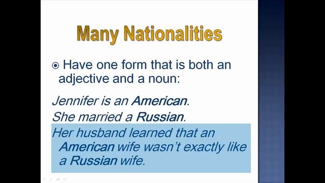 Lesson 25, Part 1 Article Languages, Countries & Nationalities English GrammarJennifer смотреть онлайн