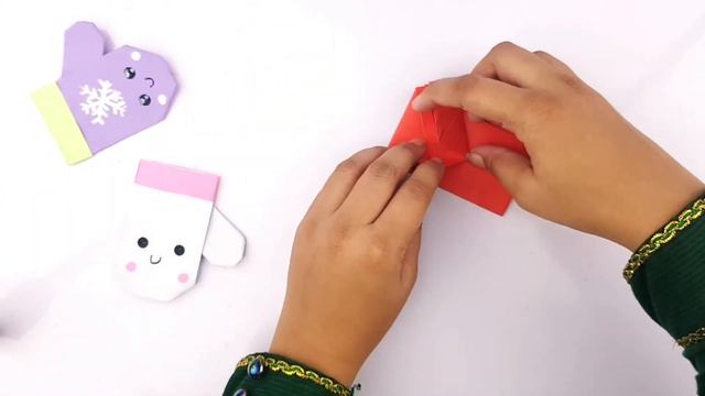 Origami - Gloves paper mittens DIY Christmas gift ideas смотреть онлайн
