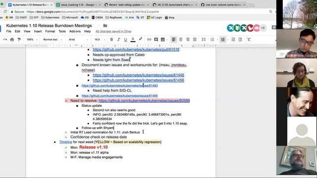 Kubernetes 1.10 Release Burndown Meeting 20180322 смотреть онлайн