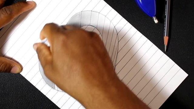 How to Draw 3D Hole Heart Shape - Easy Trick Drawing смотреть онлайн
