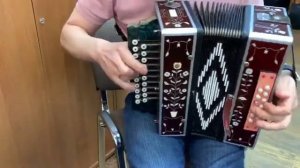 Наигрыш «Русского» на кирилловской гармони 2 вариант