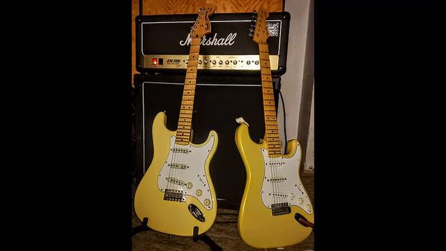 Malmsteen strat with Marshall JCM 2000 DSL 50. смотреть онлайн
