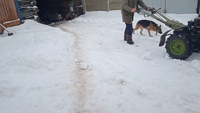 А вы знаете как быстро ПОЧИСТИТЬ СНЕГ во дворе?! смотреть онлайн