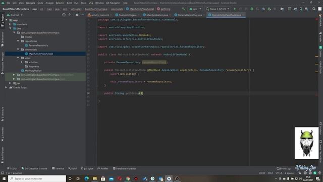 MVVM application base Java смотреть онлайн