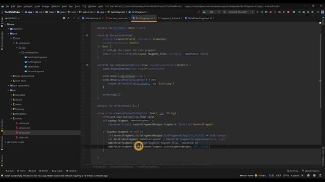 Implementar un selector de fecha DatePickerDialog Android con Kotlin смотреть онлайн