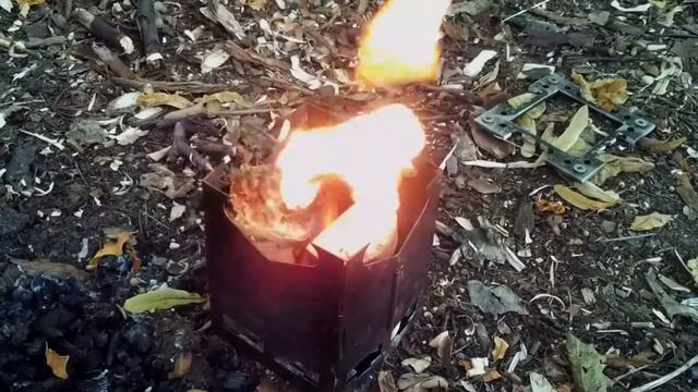 Печь щепочница. Долгое горение на одной закладке. смотреть онлайн