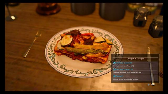 FFXV EN: having the Lasagna di Maagho in Altissia смотреть онлайн