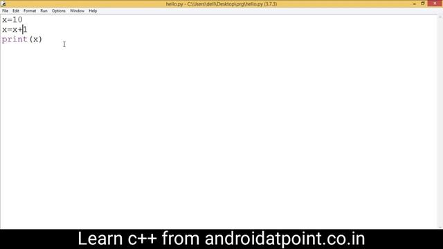 python assignment operator смотреть онлайн