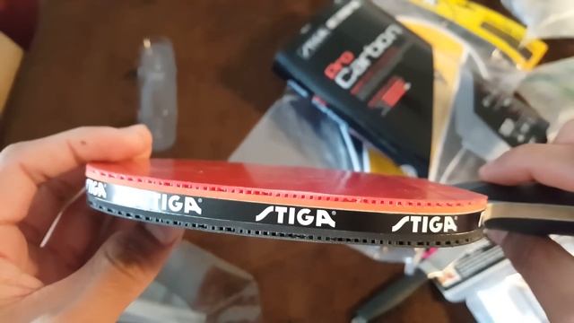 Stiga Pro Carbon - Unboxing and quick review смотреть онлайн