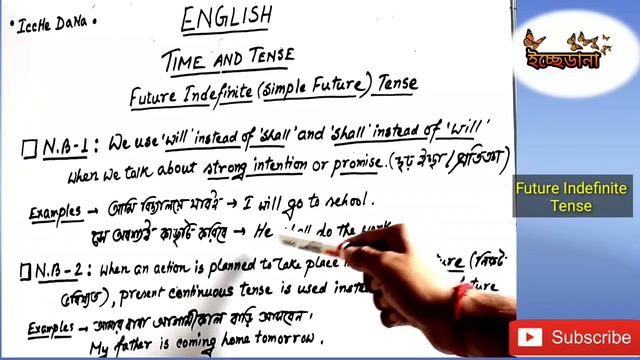 Future Indefinite & Future Continuous Tense in Bengali...learn English grammar easily...IccHeDaNa 🙂 смотреть онлайн
