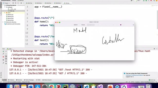 Tạo project với Python Flask смотреть онлайн