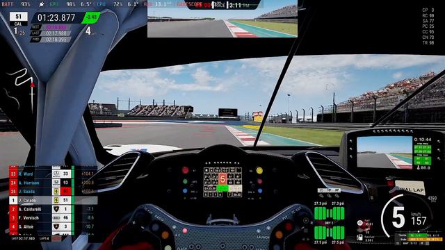 #210 [Steam Deck] Assetto Corsa Competizione - Circuit of the Americas - Race - GT3 смотреть онлайн