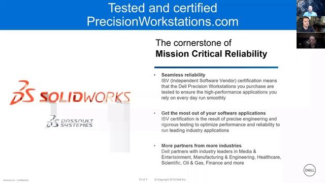 GoEngineer + Dell & Nvidia = SOLIDWORKS Hardware смотреть онлайн