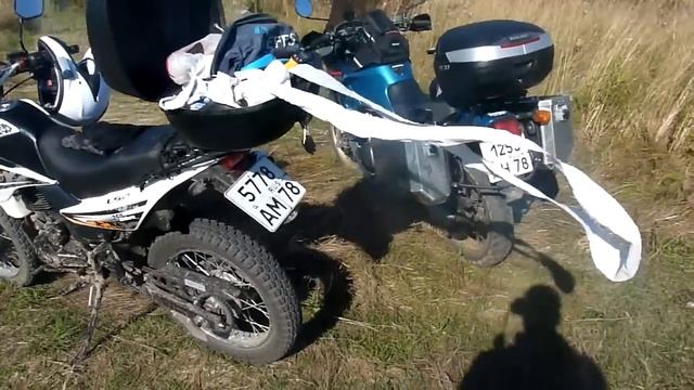 Заезд на 300 км. Стелс 250 Эндуро, Хонда Трансальп #32