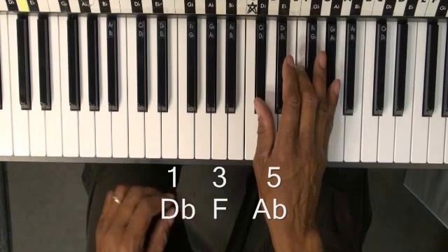 How To Play Db(D flat)Major Chord On Piano Lesson EricBlackmonGuitar @EricBlackmonGuitar смотреть онлайн
