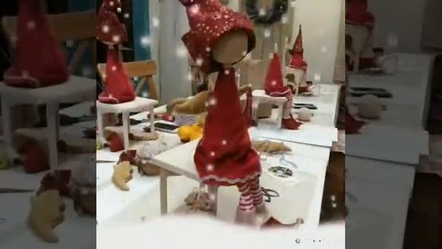 Мастер класс новогодняя эльфочка с венком смотреть онлайн