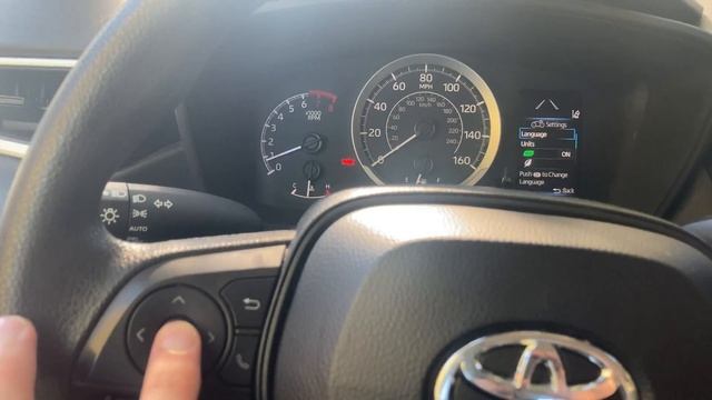 How to Change Language Toyota Corolla Twelfth Generation (2018-2021) смотреть онлайн