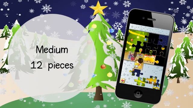 Xmas Puzzles | Christmas Farm Animal Jigsaws смотреть онлайн