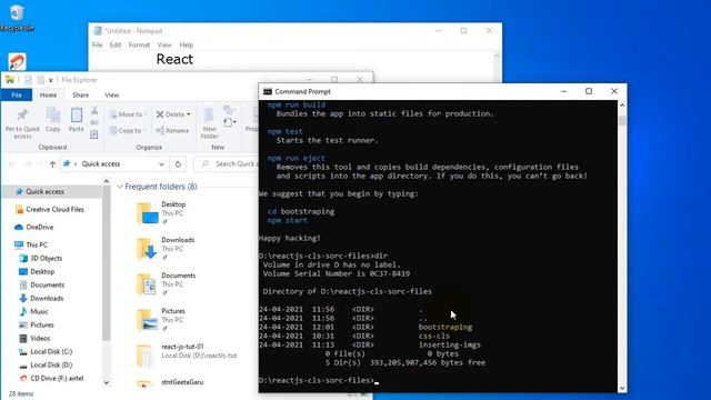 How to Create first react app in visual studio code смотреть онлайн