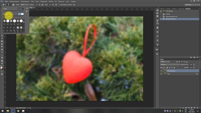 Как размыть задний фон в фотошопе. Размываем картинку в фотошопе. смотреть онлайн