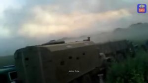 Прорыв колонны из Иловайского котла Breakthrough of convoy from Ilovaisk boiler