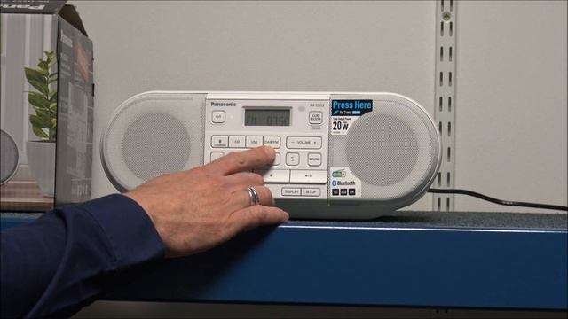 Panasonic RX-D552EB CD DAB Portable Audio System Demo смотреть онлайн