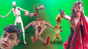 СКРОМНИК, СИРЕНОГОЛОВЫЙ и СКУЛЬПТУРА SCP ПРОТИВ 8"А"!! (Крутые детки) Cool Kids SCP серии