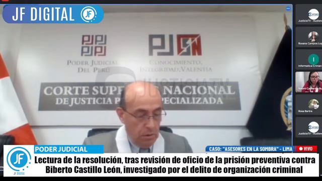 🔴DIFERIDO: LECTURA PRISIÓN PREVENTIVA BIBERTO CASTILLO "ASESOR EN LAS SOMBRAS" DEL EX PDTE. CASTILL смотреть онлайн