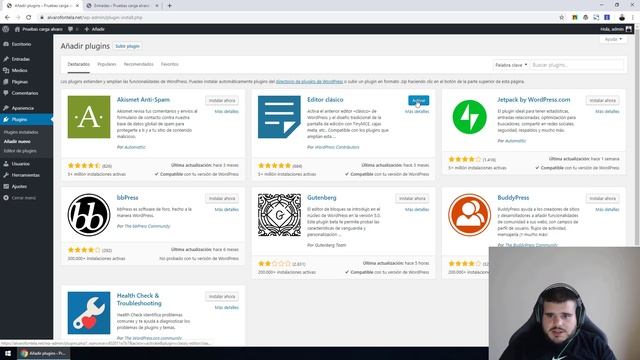 Como activar el editor clásico de WordPress смотреть онлайн