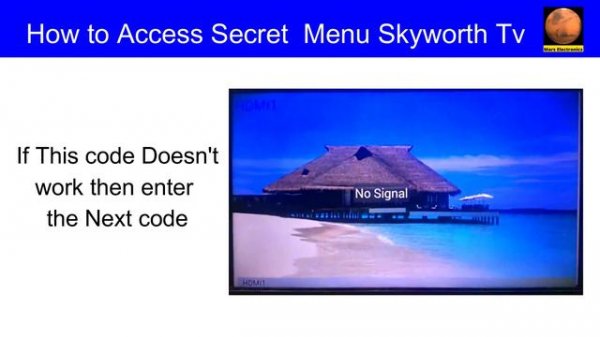 HOW TO OPEN SERVICE MENU CODE SKYWORTH SMART TV, FACTORY SETTINGS CODE