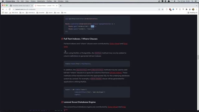 Laravel 9 What's New - Release Notes - Breeze Inertia Vue Transition to Script Setup смотреть онлайн