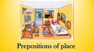 Предлоги места в английском языке  - Prepositions of place