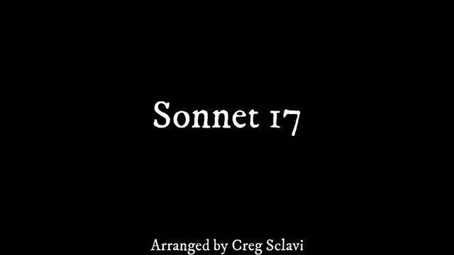 Sonnet 17 - Shakespeare in Solitude with Creg Sclavi смотреть онлайн